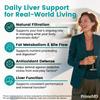 32-in-1 Liver Support with Milk Thistle Supplement Liver Detox with Silymarin, Artichoke Extract & Beetroot Powder Comprehensive Wellness Formula for Liver Cleanse 1426mg (270 count) (Pack of 3) view 4