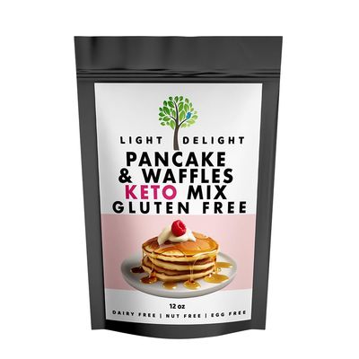 Gluten Free Dairy Free Nut Free Egg Free Pancake & Waffle Keto Mix Light Delight