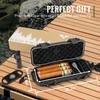 Bald Eagle Travel Humidor Cigar Box, Portable Small Cigar Case with Humidifier, Airtight, Crushproof, Waterproof, Hold up to 3-4 Cigars view 2