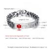 GLOMGORGE Mens Medical Alert Bracelet Medical Alert Medical Bracelet - Adjustable Link Stainless Steel Medical ID Bracelets, Engravable Medical Alert Bracelet view 2