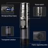 ABS+Metal Lighter, Windproof Transparent Window Lighter, Butane Portable Lighter, Adjustable Flame Lighter for Indoor, Outdoor, Camping, etc. (2 Pack)(Black) view 2