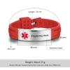 GLOMGORGE Medical Alert Bracelet For Women Men Medical Alert Medical Bracelet - Stainless Steel ID Bracelets Customizable Personalized Name Or Text Engraving Ideal For Mens Medical Alert Bracelet view 2