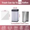 13 Gallon Heavy-Duty Trash Bags, 88 Pack  Tear-Resistant Drawstring Bags for Kitchen, Office, and Commercial Applications view 2