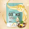 Vitamin D3 K2 10000 IU with MK7-300 Virgin Coconut Oil Softgels, 2 in 1 Vitamins D & K Complex | Vitamina D3 con K2 | Supports Calcium Absorption, Bone, Immune, & Heart Health  Easy to Swallow view 1