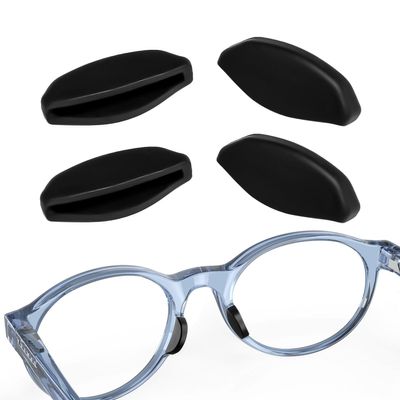 2 Pairs Replacement Nose Pads for Oakley Frogskins Range OO9284/Frogskins Hybrid OO9289/HSTN OO9464/HSTN Metal OO9279/OX8176 OX8160 OX3238, Black Small Size Nose Piece