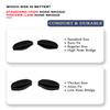 2 Pairs Replacement Nose Pads for Oakley Frogskins Range OO9284/Frogskins Hybrid OO9289/HSTN OO9464/HSTN Metal OO9279/OX8176 OX8160 OX3238, Black Small Size Nose Piece view 3