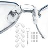 5 pcs Eyeglasses Nose Pads,U Shaped Eyeglasses Nose Pads Screw-in Eyeglass Nose Piece Soft Silicone Nose pad for Eye Glasses Sunglass EyewearM Size view 1