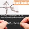 5 pcs Eyeglasses Nose Pads,U Shaped Eyeglasses Nose Pads Screw-in Eyeglass Nose Piece Soft Silicone Nose pad for Eye Glasses Sunglass EyewearM Size view 2