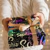 IdeaFlash Custom Gift Wrapping Paper with Name, Personalized Birthday Christmas Wrapping Paper Rolls with Text for Kids Friends Him Her Men Women for Birthday Wedding Party Xmas 58"x23" view 4