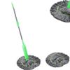 2 in 1 Dehydrated Mop, Self-Wringing Twist Mops, Floor Spin Mop System with Wringer Set, 360 Degree Spin Round Self Wringing Wall Cleaning Mop for House Bathroom Floor (Mop+Replacement Head) view 1