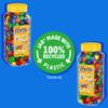 M&M's Peanut Candy Jars, Assorted Chocolate Candies, Party Size Bulk, Movie Night Treats, Buffet Chocolates, Resealable and Recyclable, 23 Ounces Each, Pack of 2 view 2