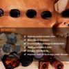 18Pcs Basalt Hot Stones Massage Set with Heating Unit - Professional & Home Spa Therapy Kit for Relaxation, Muscle Pain Relief, Stress Relief & Healing - Includes Natural Volcanic Massage Stones view 3