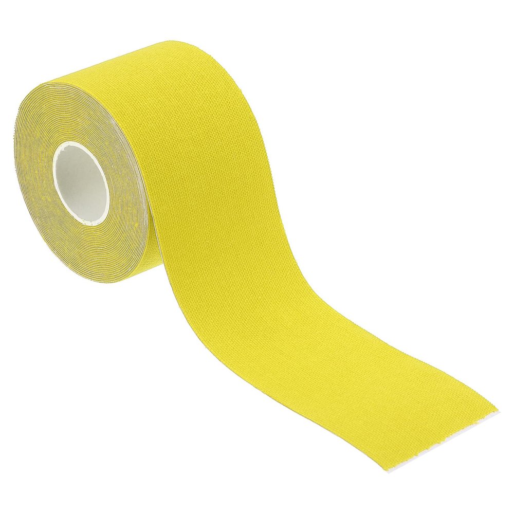 PATIKIL 16.4ft x 2 Inch Aerial Hoop Tape, Athletic Tape Adhesive Non-Slip Grip Tape Yoga Rig Sports Tape for Wrapping Exercises Gymnastics, Yellow