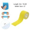 PATIKIL 16.4ft x 2 Inch Aerial Hoop Tape, Athletic Tape Adhesive Non-Slip Grip Tape Yoga Rig Sports Tape for Wrapping Exercises Gymnastics, Yellow view 2
