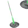 2 in 1 Dehydrated Mop, Self-Wringing Twist Mops, Floor Spin Mop System with Wringer Set, 360 Degree Spin Round Self Wringing Wall Cleaning Mop for House Bathroom Floor (1*mop) view 1