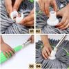 2 in 1 Dehydrated Mop, Self-Wringing Twist Mops, Floor Spin Mop System with Wringer Set, 360 Degree Spin Round Self Wringing Wall Cleaning Mop for House Bathroom Floor (1*mop) view 3