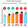 Generic Lighter Case, PVC Lighter Holder, Stylish Lighters Cover, Cute Lighter Sleeve Compatible with BIC J9 J3(3 Pack) view 4