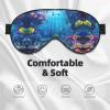 Colorful Ocean Theme Eye Mask Unisex, Zero Eye Pressure Eye Sleeping Mask, Soft Eye Shade Cover for Travel view 3