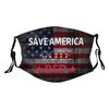 Rqwaaed Save America Pro Republican Vote Red Anti Democratr Face Mask Washable Reusable Adults Breathable With 2 Filters view 1