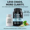 15-in-1 Mood Support Supplement - 5HTP 200mg Capsules with L-Theanine, Magnesium, Ashwagandha, GABA Supplements, 5 HTP Supplements with St. John's Wort and L-Tryptophan - 1145mg (90 Count, Pack of 2) view 2