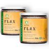 ayurvedix Premium Whole Raw Flax Seeds - Rich in Fiber, Omega-3 Fatty Acids | Great for Baking, Salads, Smoothies & Protein Balls | Premium Flaxseeds | Kosher - 250gm /8.8 Oz (Pack of 2) view 1