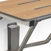 22" x 15" Teak Folding Wall Mount Shower Seat Bench, ADA Compliant view 4
