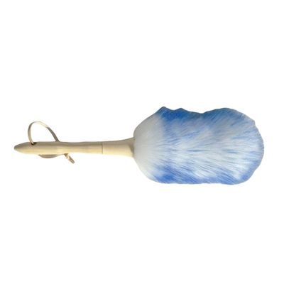1 Piece Chicken Duster Thickened Small Desktop Broom Cleaning Supplies Home Dust Sweeping Cute Two-Tone Wool Dusting Duster Easier to Grip, Comfortable Feeling, Hanging Ring for Easy Storage (Blue)