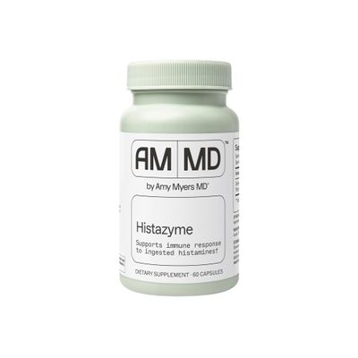 Amy Myers MD Histazyme - Diamine Oxidase Dao Enzyme Supplement Histamine Blocker to Support Healthy Digestion, Food Derived Histamine Intolerance (HI) - 60 Capsules - Bottle