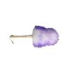 1 Piece Chicken Duster Thickened Small Desktop Broom Cleaning Supplies Home Dust Sweeping Cute Two-Tone Wool Dusting Duster Easier to Grip, Comfortable Feeling, Hanging Ring for Easy Storage (Purple) view 1