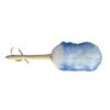1 Piece Chicken Duster Thickened Small Desktop Broom Cleaning Supplies Home Dust Sweeping Cute Two-Tone Wool Dusting Duster Easier to Grip, Comfortable Feeling, Hanging Ring for Easy Storage (Purple) view 2