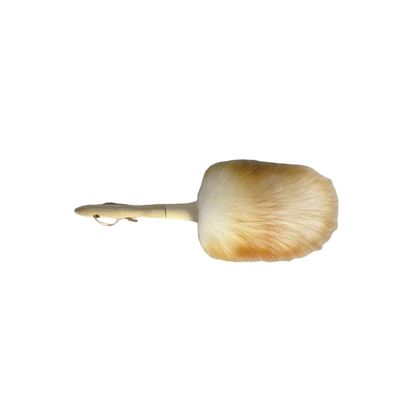 1 Piece Chicken Duster Thickened Small Desktop Broom Cleaning Supplies Home Dust Sweeping Cute Two-Tone Wool Dusting Duster Easier to Grip, Comfortable Feeling, Hanging Ring for Easy Storage (Yellow)