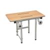 24-inch x 15-inch ADA Bariatric Folding Wall Mount Bathroom Shower Seat Bench with Legs, Teak Phenolic Seat view 4