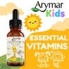 Arymar Multivitamin Liquid Supplement, B-Complex, Vitamin C, with Dropper for Children 2oz view 2