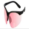 Calabria 91348 Pink FL-41 Tinted BiFocal Safety Glasses +3.50 Fluorescent Blue Light Sensitivity Outdoors Indoor Photophobia view 1