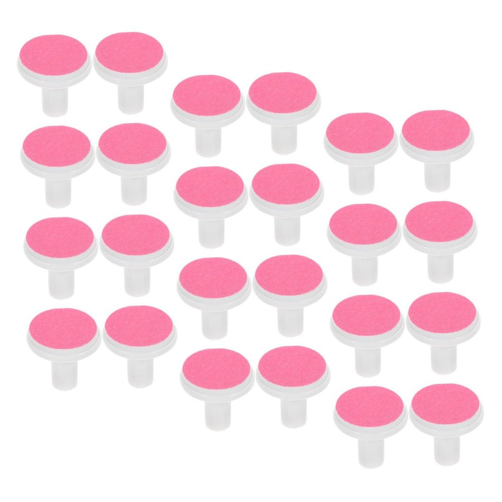SOESFOUFU 24pcs Electric Nail Trimmer Pads Replacement Grinding Heads for Boy Girl Electric Nail Files Safe Sandpaper Design for Easy Use and Installation