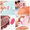 SOESFOUFU 24pcs Electric Nail Trimmer Pads Replacement Grinding Heads for Boy Girl Electric Nail Files Safe Sandpaper Design for Easy Use and Installation view 2
