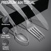 100-Pack Clear Plastic Spoons Disposable BPA-Free Heat Resistant Utensils for Catering & Events -Spoons Heavy Duty Bulk,plastic disposable for Party Supplies view 3