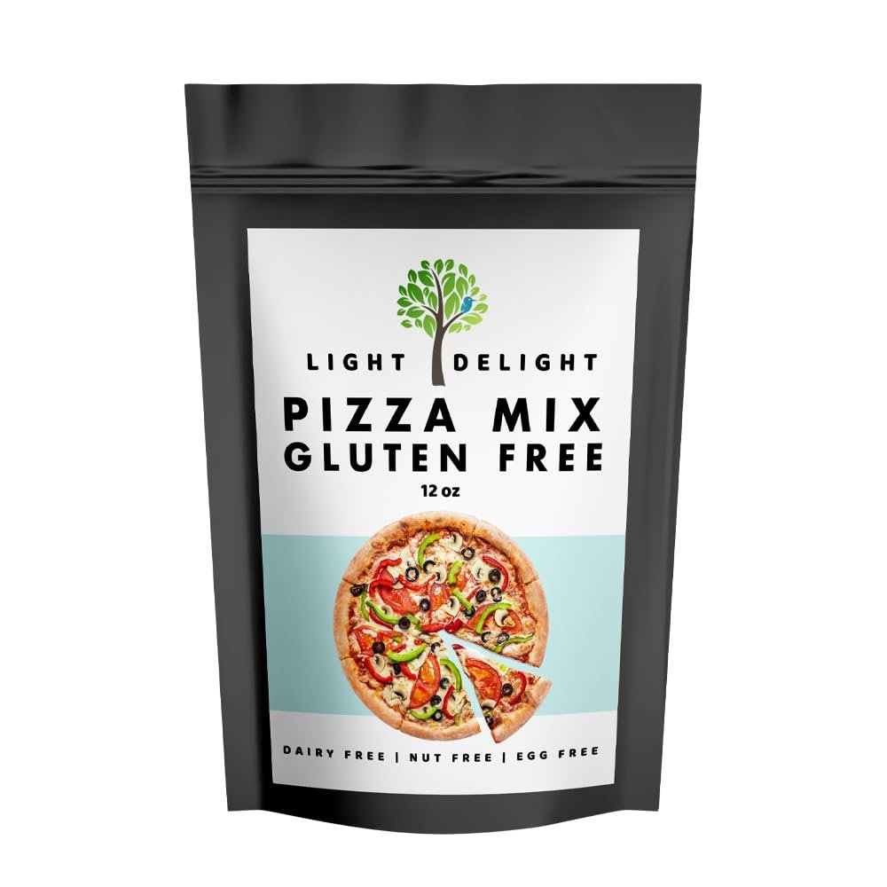 Gluten Free Dairy Free Nut Free Egg Free Pizza Mix Light Delight
