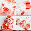 LOKIPA 120PCS Christmas Cellophane Treat Bags, 4 Styles Cello Candy Goody Bags Clear With 150 Twist Ties for Party Supplies view 4