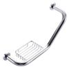 Armrest Grab Bar Useful Safety Support Hand Rails Curved Shower Safety Handle With Soap Dish Bathtub Grab Bar Bathroom Anti-Slip Grip Wall Mounted Towel Holder Balance Shower Assist Grip Disabled view 1