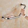 Armrest Grab Bar Useful Safety Support Hand Rails Curved Shower Safety Handle With Soap Dish Bathtub Grab Bar Bathroom Anti-Slip Grip Wall Mounted Towel Holder Balance Shower Assist Grip Disabled view 3