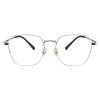 LAMBBAA Blue Light Reading Glasses Classic Fashion Anti Blue Ray Computer Eyeglasses Titanium Frame Clear Lens Eyewear for Women MenGold Black+4.25Magnification view 1