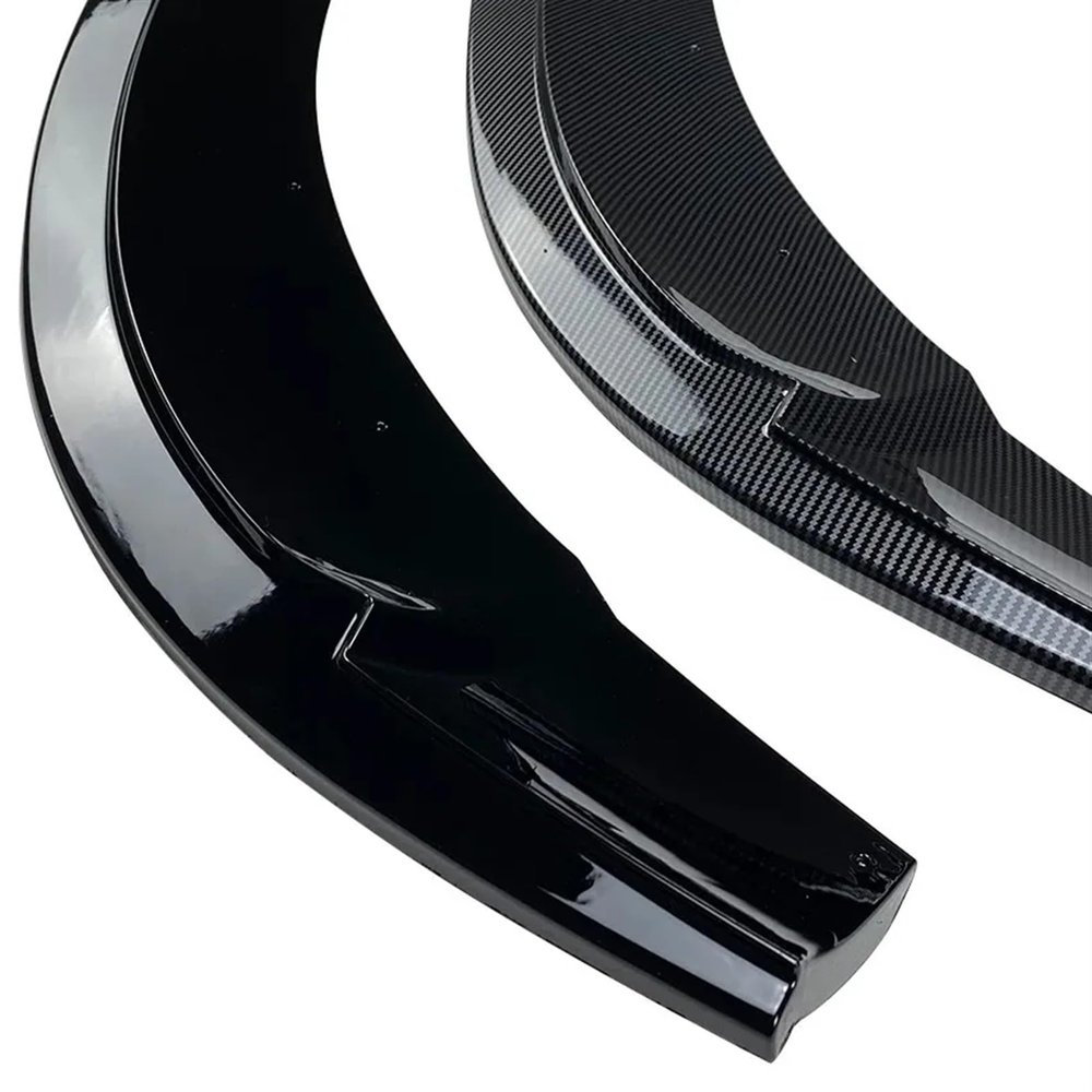 SOSHEEF Compatible for Mercedes Benz CLA Class C117 CLA200 260 CLA45 AMG 2013-15 Car Front Bumper Lip Spoiler Splitter Lower Chin Canard(Carbon Fiber)