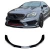 SOSHEEF Compatible for Mercedes Benz CLA Class C117 CLA200 260 CLA45 AMG 2013-15 Car Front Bumper Lip Spoiler Splitter Lower Chin Canard(Carbon Fiber) view 2