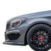 SOSHEEF Compatible for Mercedes Benz CLA Class C117 CLA200 260 CLA45 AMG 2013-15 Car Front Bumper Lip Spoiler Splitter Lower Chin Canard(Carbon Fiber) view 4