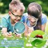SGeneE Magnifying Glasses with Light and Stand 3.5X 25 X Hands Free USB Charging Dyslexia Aids for Books Newspapers Magazines Maps Low Vision People Built-in Ruler view 4