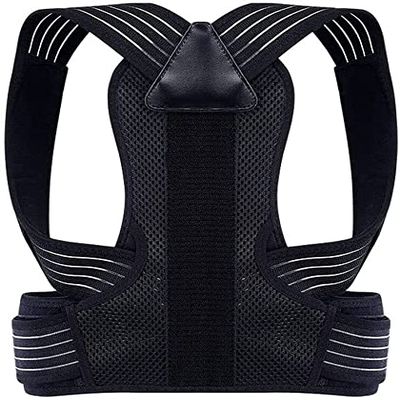 EliteBloom Posture Corrector Teens Back Brace Straightene,Shoulder Upright Support Trainer for Improves Posture and Provides Back Supports Women and Men Back Posture,Large,Large