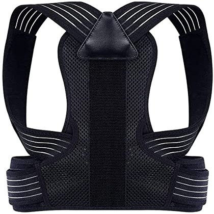 EliteBloom Posture Corrector Teens Back Brace Straightene,Shoulder Upright Support Trainer for Improves Posture and Provides Back Supports Women and Men Back Posture,Large,Large