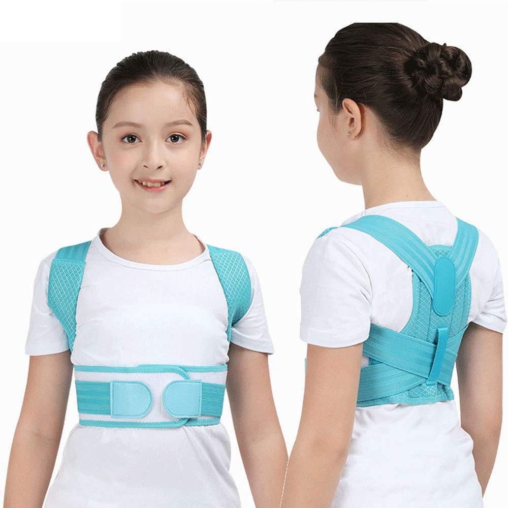 EliteBloom Posture Corrector Adjustable Children Posture Corrector, Spine Back Lumbar Shoulder Braces Health Sitting Posture Orthosis for Boys and Girls Back Posture,Small,Small