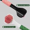 3 Sided Toothbrush for Adults with Soft bristles, All-Round Cleaning and Stain Removal Toothbrush for Family Couple view 3